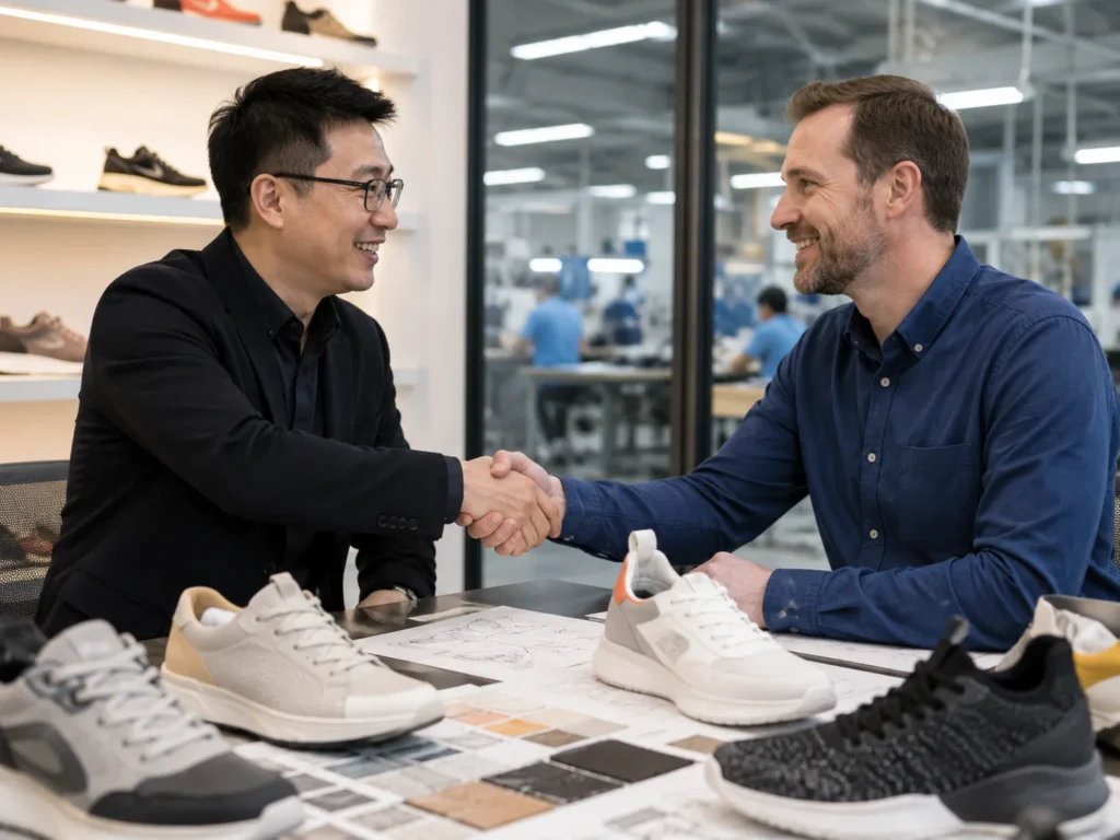 A-sales-manager-shakes-hands-with-a-US-client-to-seal-a-partnership