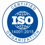 ISO 14001:2015 Zertifizierungsabzeichen
