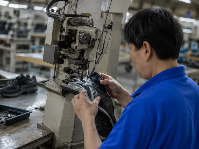 Workers Producing Samples