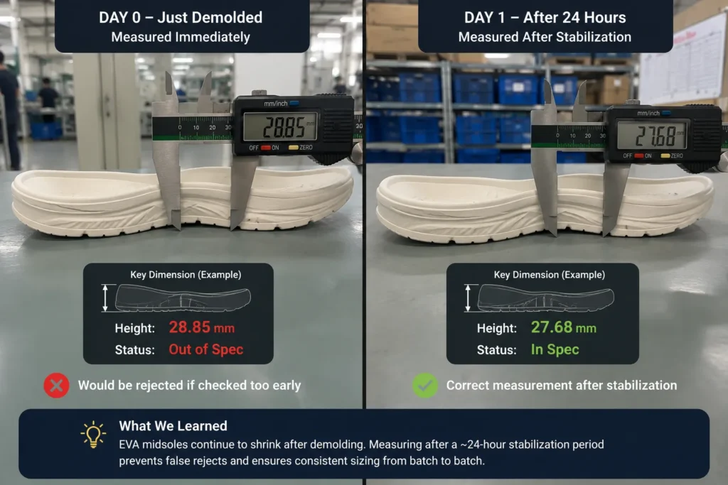Eva Sole Measurement——Day 0 Vs Day 1
